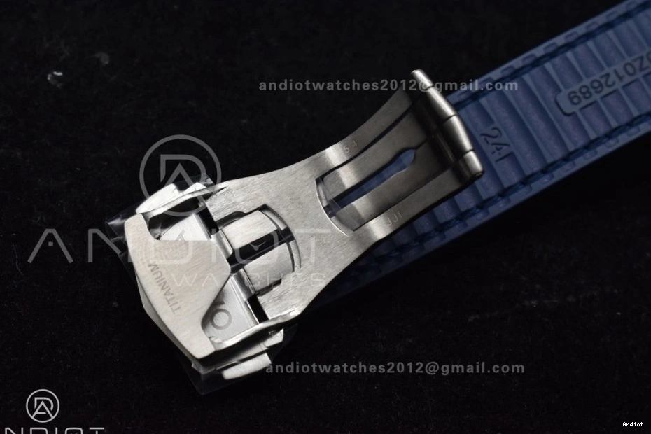 Gummy Blue VSF Best A8900 Constellation Blue White Edition 1:1 Strap Ceramic Super Clone on Dial SS 0517